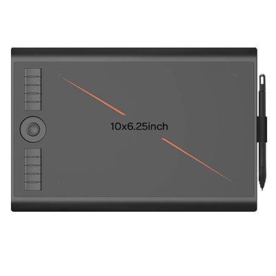 LilyPichu GAOMON M10K2018 10 x 6.25 inch Graphic Drawing Tablet