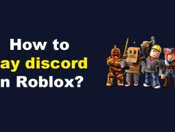 How to say discord in Roblox