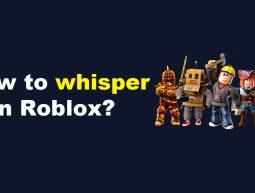 How to whisper in Roblox