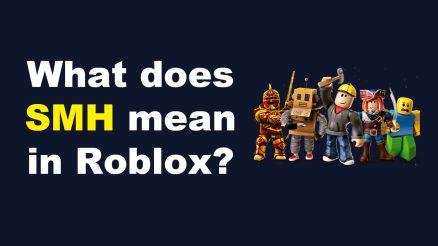 What does SMH mean in Roblox